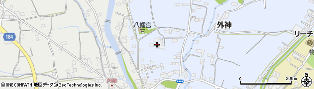 静岡県富士宮市外神1192周辺の地図