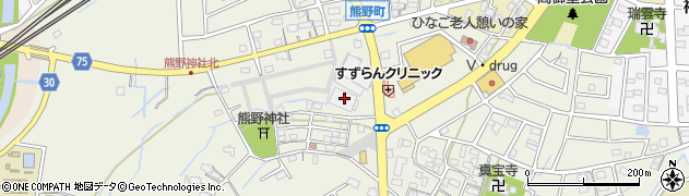 愛知県春日井市熊野町1486周辺の地図