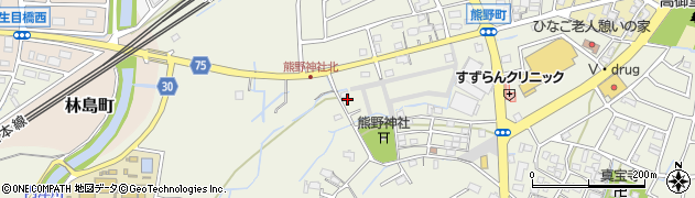 愛知県春日井市熊野町1327周辺の地図