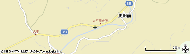 愛知県豊田市大平町下栗30周辺の地図