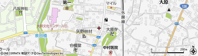 京葉銀行大原支店周辺の地図
