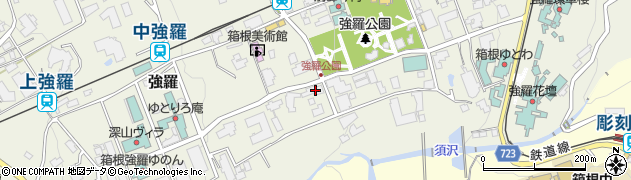 神奈川県足柄下郡箱根町強羅1300-439周辺の地図