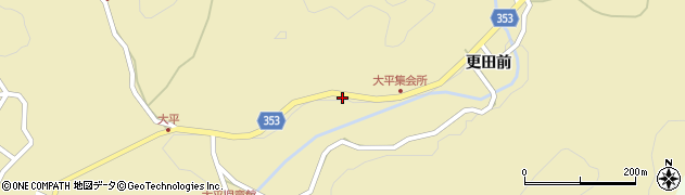 愛知県豊田市大平町下栗周辺の地図