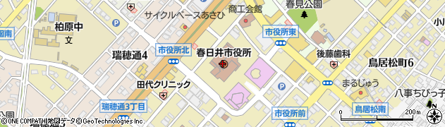 大垣共立銀行春日井市役所出張所周辺の地図