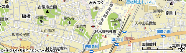神奈川県小田原市十字周辺の地図