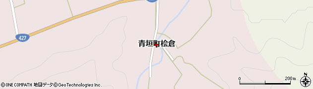 兵庫県丹波市青垣町桧倉周辺の地図
