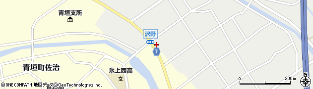 兵庫県丹波市青垣町沢野163周辺の地図