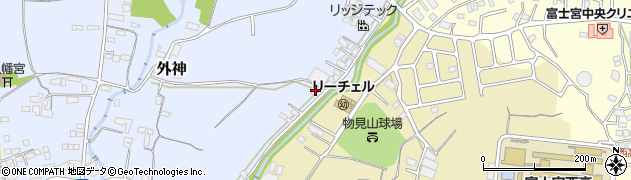 静岡県富士宮市外神1046周辺の地図