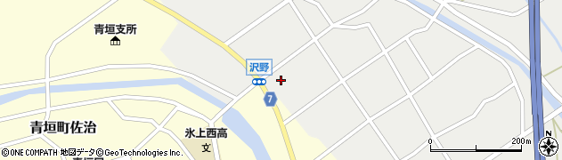 兵庫県丹波市青垣町沢野165周辺の地図