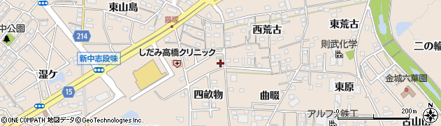愛知県名古屋市守山区中志段味四畝物2327周辺の地図