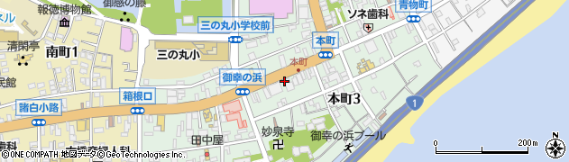 神奈川県小田原市本町周辺の地図