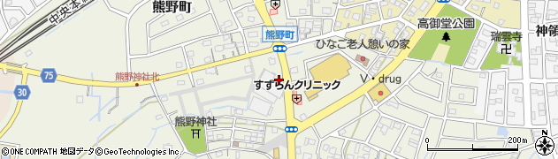 愛知県春日井市熊野町1514周辺の地図