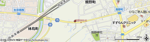 愛知県春日井市熊野町2625周辺の地図