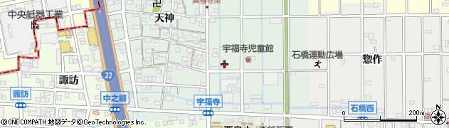 愛知県北名古屋市宇福寺長田13周辺の地図