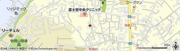 静岡県富士宮市宮原93周辺の地図