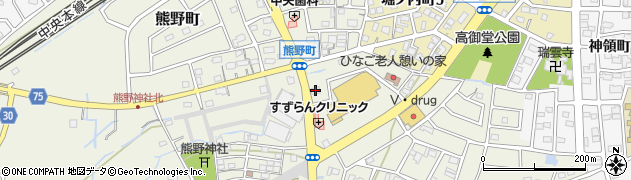 愛知県春日井市熊野町1535周辺の地図