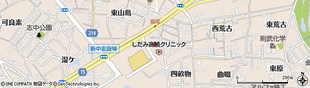 愛知県名古屋市守山区中志段味洞畑周辺の地図