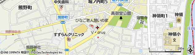 愛知県春日井市熊野町1580周辺の地図