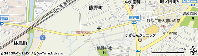 愛知県春日井市熊野町2665周辺の地図