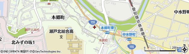 株式会社ショクブン　瀬戸営業所周辺の地図