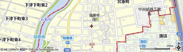 愛知県清須市春日宮重町112周辺の地図