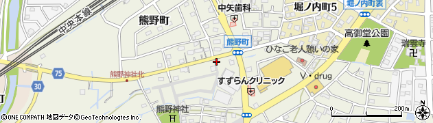 愛知県春日井市熊野町1376周辺の地図