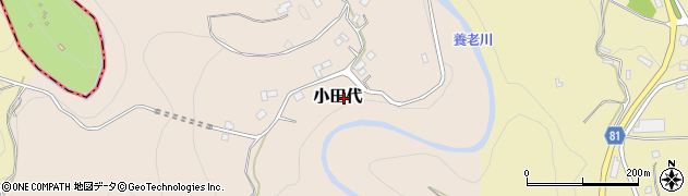 千葉県夷隅郡大多喜町小田代1062周辺の地図