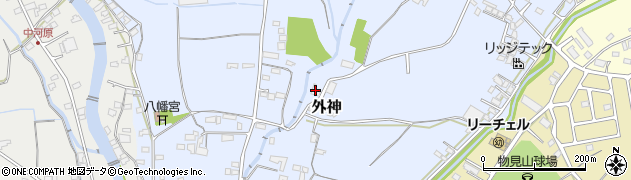 静岡県富士宮市外神1256周辺の地図