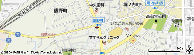 愛知県春日井市熊野町1510周辺の地図