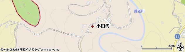 千葉県夷隅郡大多喜町小田代1056周辺の地図