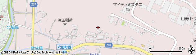 愛知県瀬戸市穴田町周辺の地図
