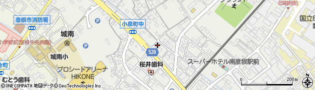 格安タイヤショップトレッド滋賀彦根店周辺の地図