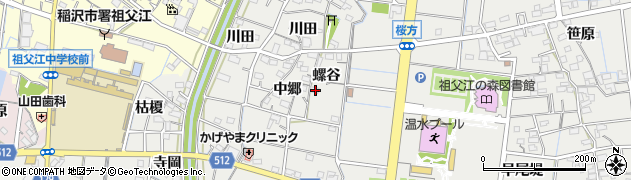 愛知県稲沢市祖父江町桜方螺谷1010周辺の地図