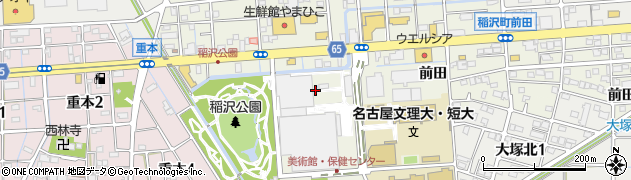 愛知県稲沢市稲沢町周辺の地図