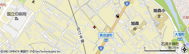 滋賀県彦根市東沼波町1018周辺の地図