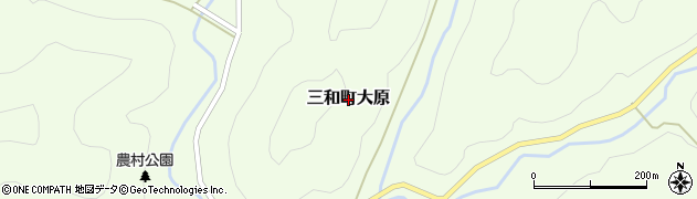 京都府福知山市三和町大原周辺の地図