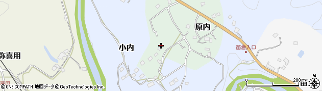 千葉県大多喜町（夷隅郡）原内周辺の地図