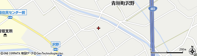 兵庫県丹波市青垣町沢野226周辺の地図