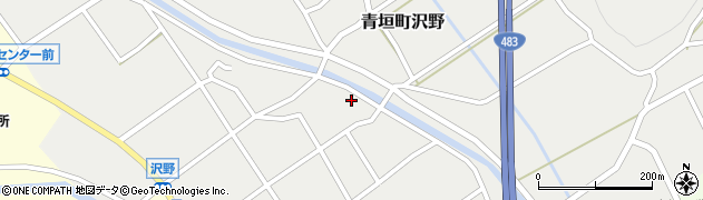 兵庫県丹波市青垣町沢野253周辺の地図
