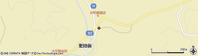 愛知県豊田市大平町（神殿）周辺の地図