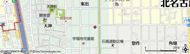 愛知県北名古屋市宇福寺長田41周辺の地図