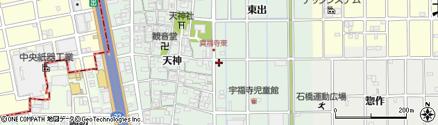 愛知県北名古屋市宇福寺長田1周辺の地図