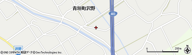 兵庫県丹波市青垣町沢野510周辺の地図