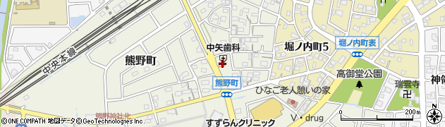 愛知県春日井市熊野町2002周辺の地図