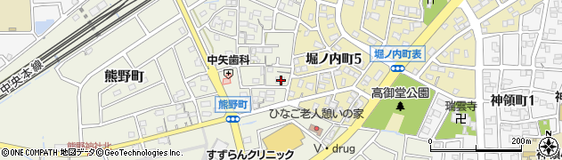 愛知県春日井市熊野町1963周辺の地図