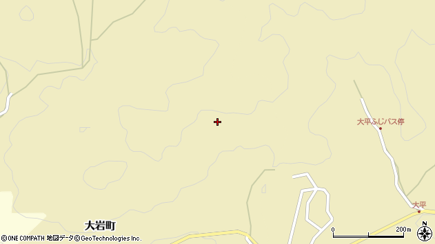 〒470-0401 愛知県豊田市大岩町の地図