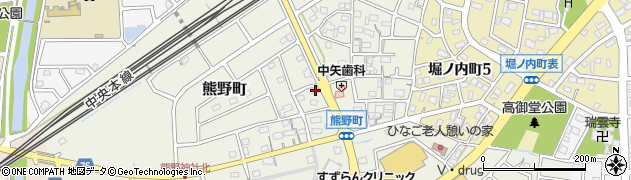 愛知県春日井市熊野町2004周辺の地図
