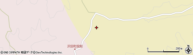 愛知県豊田市下仁木町（鍋坂）周辺の地図