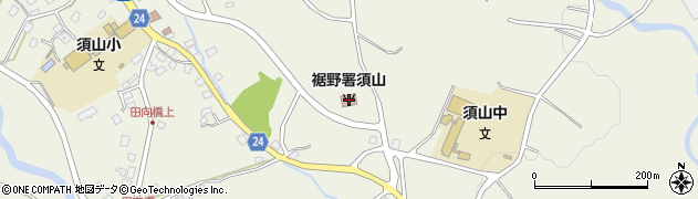 裾野消防署須山分遣所周辺の地図