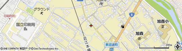 滋賀県彦根市東沼波町1001周辺の地図